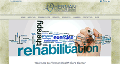 Desktop Screenshot of hermanhealthcare.com